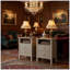 Ensemble de 2 tables de chevet cannelées à 2 tiroirs de 18 po, tables de chevet de chambre à coucher beige moderne, tables de bout avec canapé et rangement-129366147-129366148