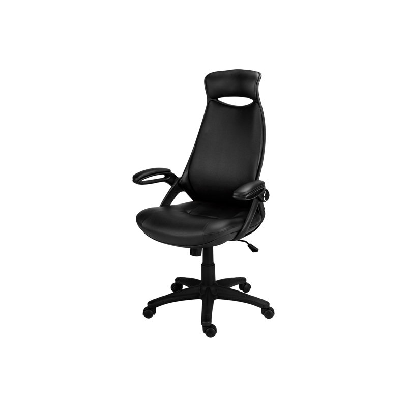 Chaise de bureau Kranz, hauteur réglable, pivotante, ergonomique, accoudoirs, bureau d'ordinateur, bureau, métal, noir