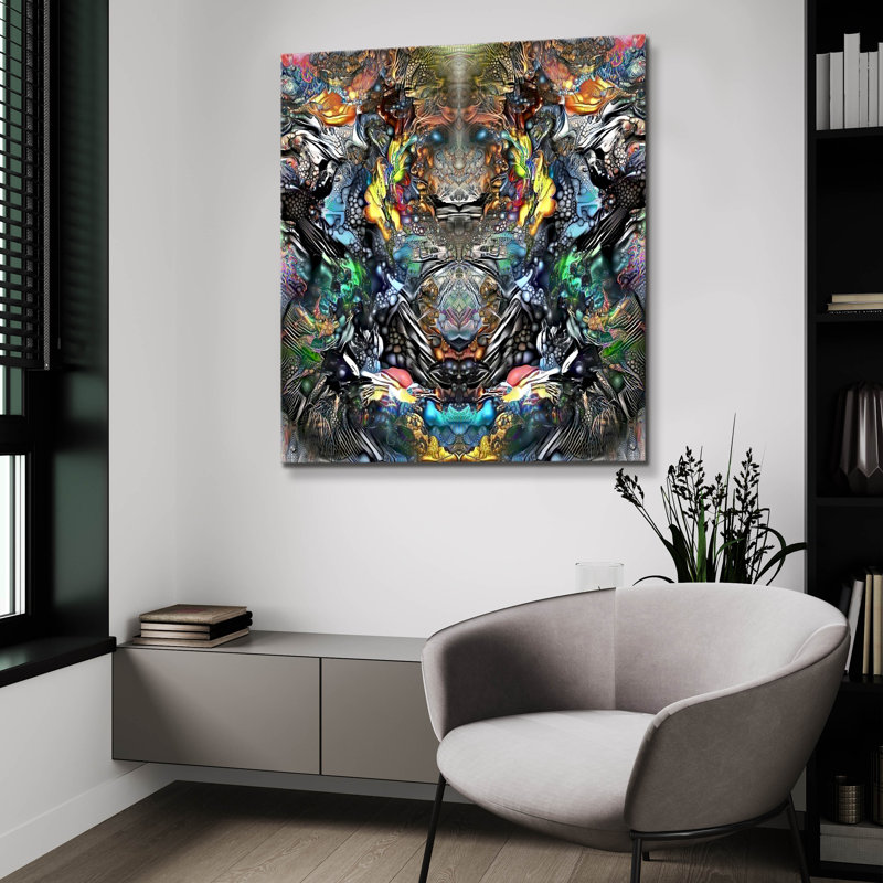 " Guardian Of Chapultepec " by Pedro Gavidia, 36" H x 36" W x 0.2" D