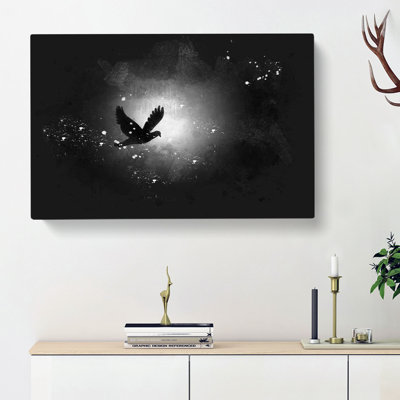 Flying Dove Bird - Wrapped Canvas Painting