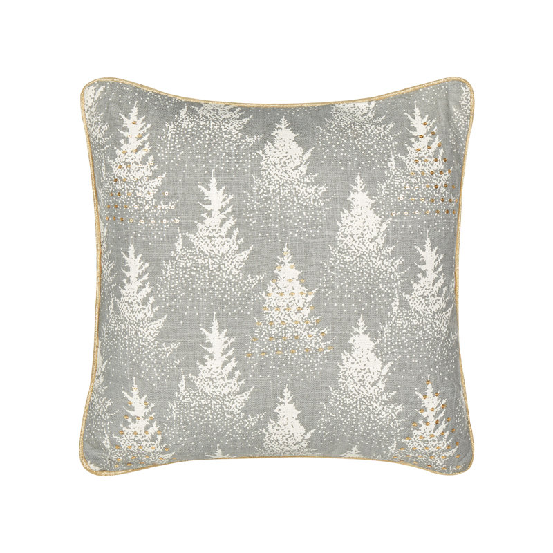 BILLBERGIA Gray Square Cushion