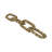 Contemporary Chain Link Decorative Object - Decorations For Living Room And Entryway Table - Stylish Figurines Or Statue Shelf Display - 25", Gold-271851824