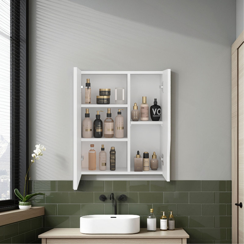 Wall-Mounted Bathroom Cabinet With Mirror