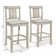 Slatted Back Counter Height Chair
