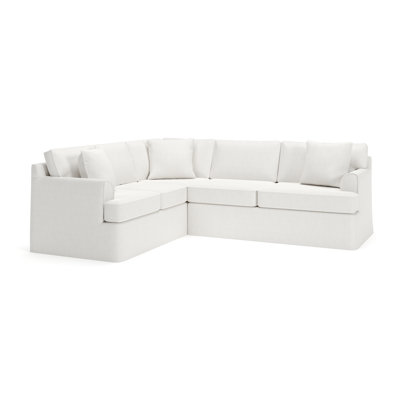 Conradina 2-Piece Slipcovered Sectional by Birch Lane