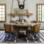 Lauren Liess Round Solid Oak Dining Table