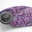 Dewdrops Upon A Lilac Leaf In Abstract Square Throw Cushion-56357645