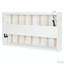 Lit escamotable moderne pliant sur le côté avec motif imprimé tendance, éclairage DEL sous le lit et prise USB intégrée - conception peu encombrante-1121510084-1121510087