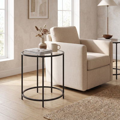 Table de bout en verre Doynton