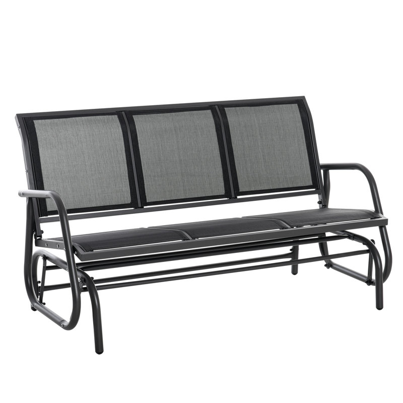Powder Coated Steel Outdoor Glider
