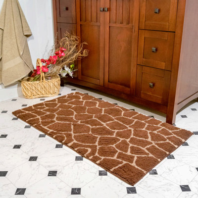 Sunbriar Cotton Blend Non-Slip Bath Rug