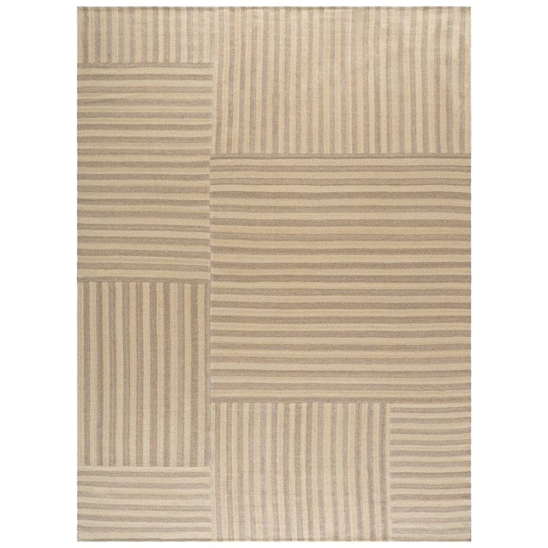 Canyon Wool Striped Area Rug, Rectangle 9' x 12'