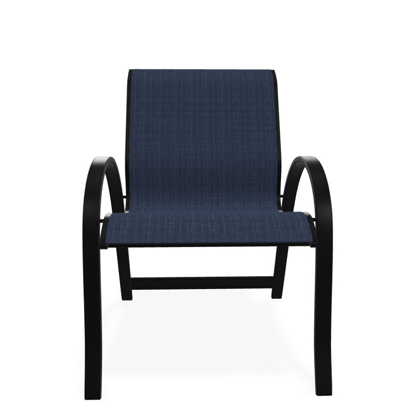 Aruba Outdoor Dining Armchair, Black