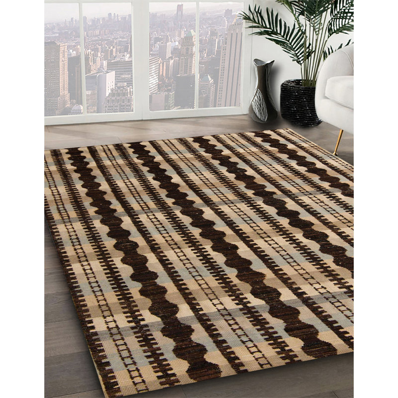 Abstract Indoor Rug, Square 7'