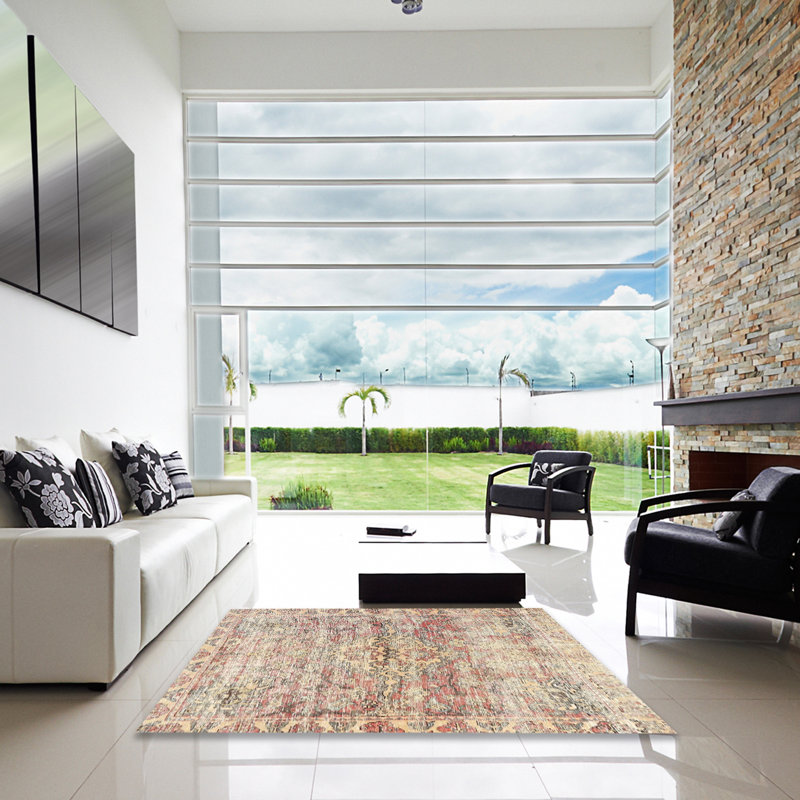 Oriental Indoor Rug, Square 4'