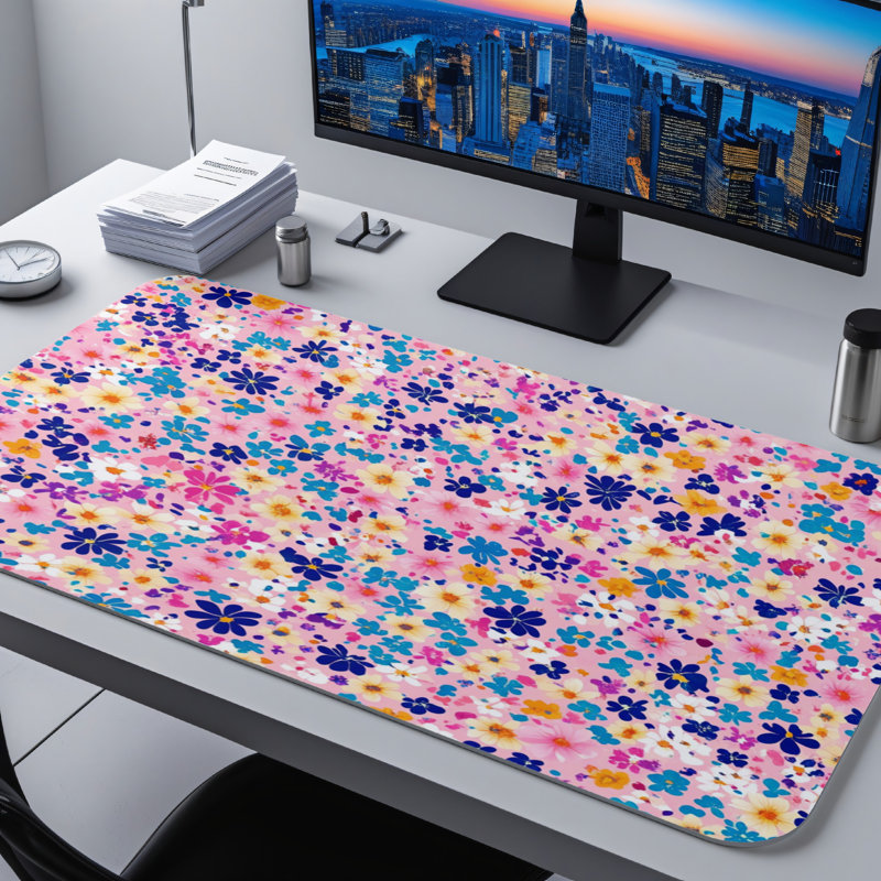 Polyester Desk Pad, 31.5x15.5
