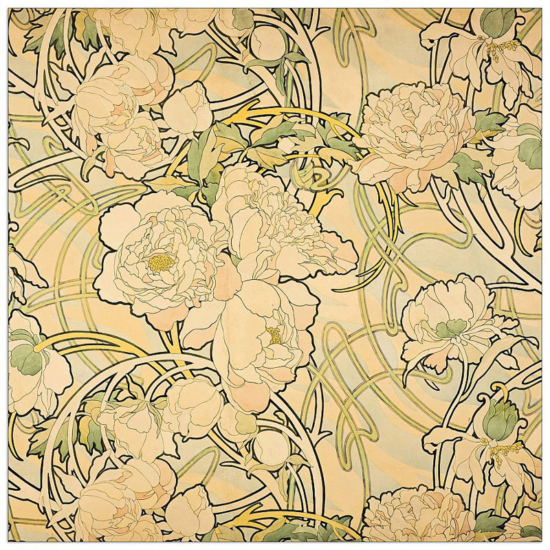 Mucha Alphonse - Wrapped Canvas Print, 70cm H x 70cm W x 1.8cm D