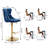 Javarius Upholstered Adjustable Height Counter Stool with Metal Frame-738334373