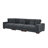 Kijuana Square Arm Sofa with Reversible Cushions-1475805706-1475805707-1475805700