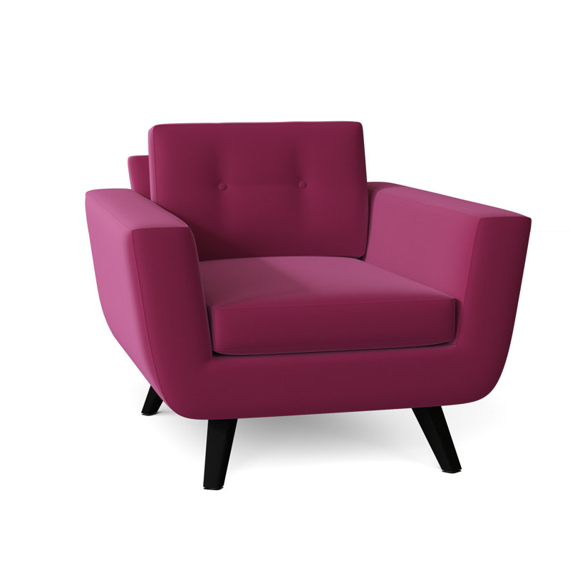 Fauteuil Callie, Rose Klein, Noir, Moyenne