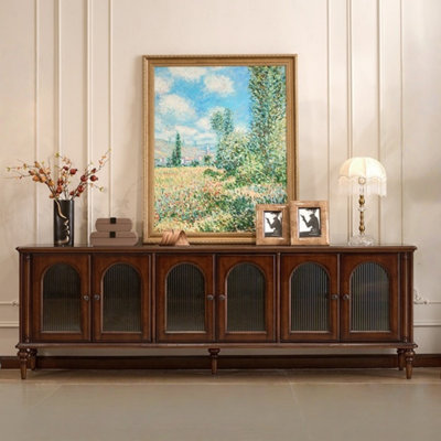 Simple And Creative Solid Wood TV Stand