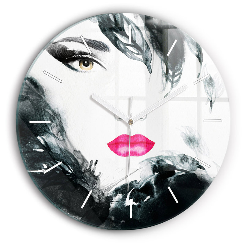 Glass Wall Clock