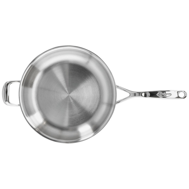 DEMEYERE Atlantis Proline 12.6-inch Stainless Steel Fry Pan with Helper Handle
