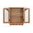 Multi-Functional Wood Wall Mounted Storage Cabinet With Hooks