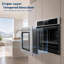 24 Inch Built-in Single Wall Oven, Touch & Mechanical Knob Control