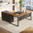 L-Shaped Executive Desk With Reversible File Cabinet-1514635334