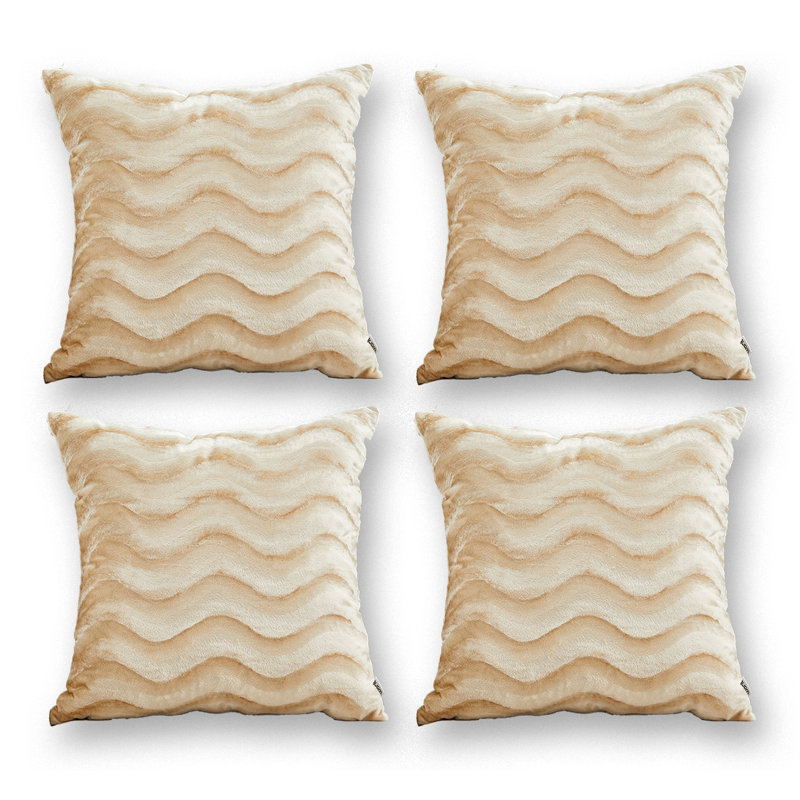Floral Pillow Cover, Cream
