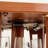 Lighted Dark Oak Corner Curio, Two - Section Design, Adjustable Shelving, Mirrored Back, For Cherry Or Inspired Spaces Storage Cabinet With , Exquisite Glass Pane Doors, Ideal Collectible And Wine
