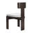 Modern Gray Upholstered Dining Chairs Set of 2 with High-Weight Capacity and Wood Legs-1389956787