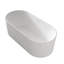 60" x 30" Freestanding Soaking Acrylic Bathtub