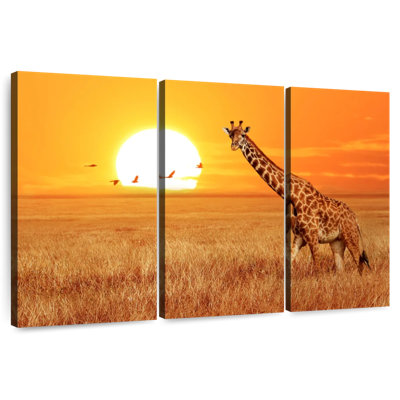 Big Sunset Giraffe