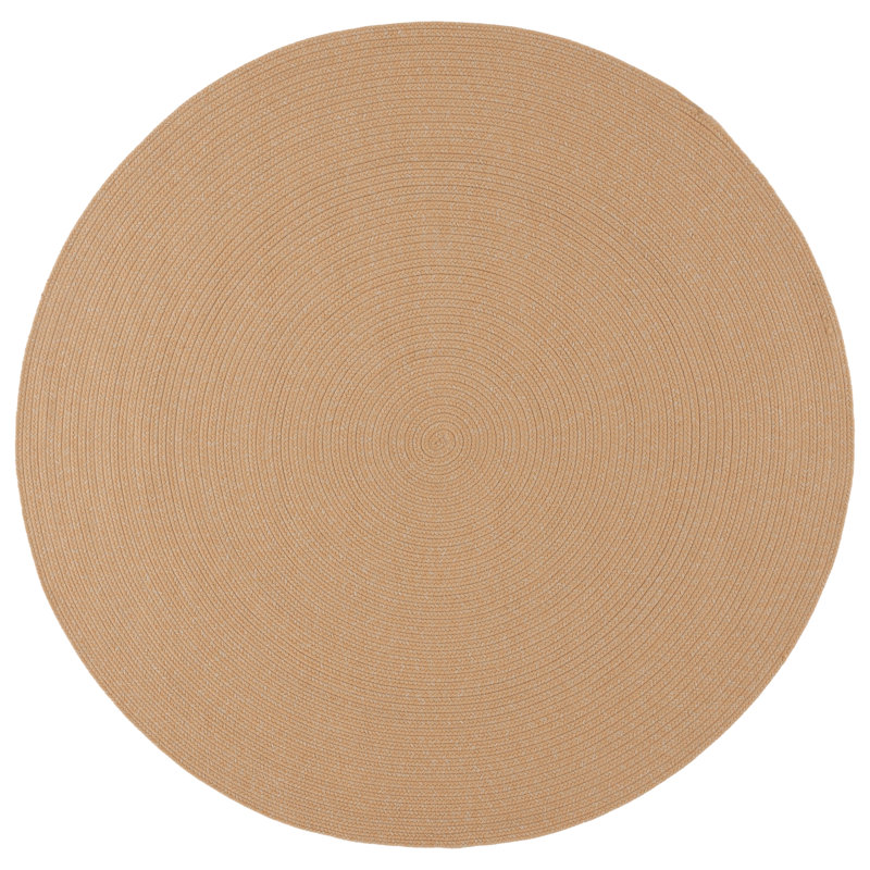 Tapis d'intérieur / extérieur tissé à la main tressé à la main, Rond 6 pi