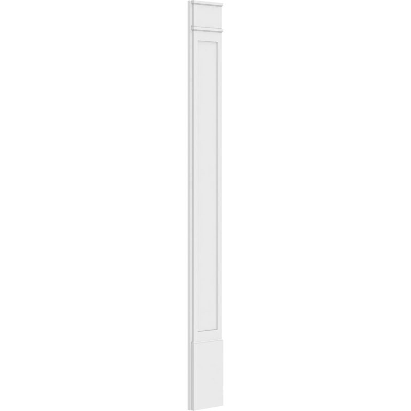 Pilâtre en PVC TruCraft (la paire), H 108 po x l 4 po x P 2 po, Base et chapiteau décoratifs