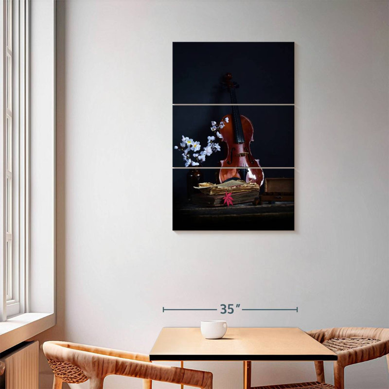 Abarca Violin Decor, 57" H x 36" W