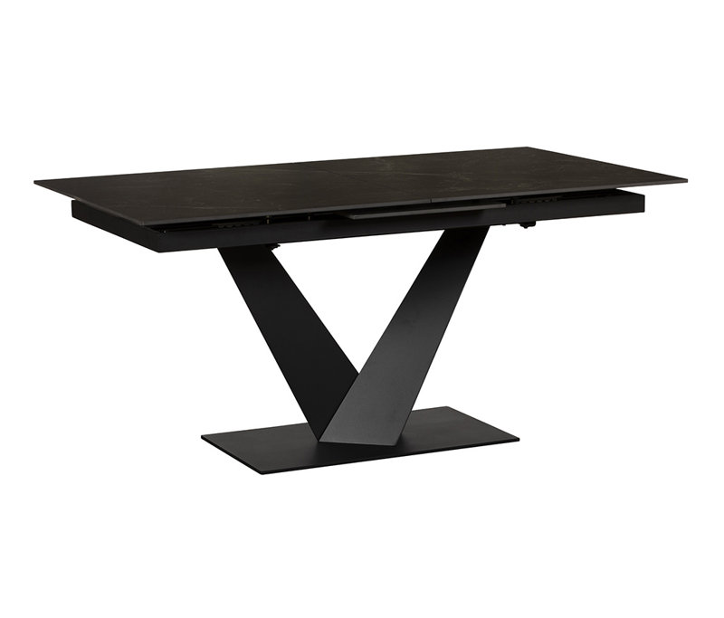 205 cm Dining Table with Steel Base