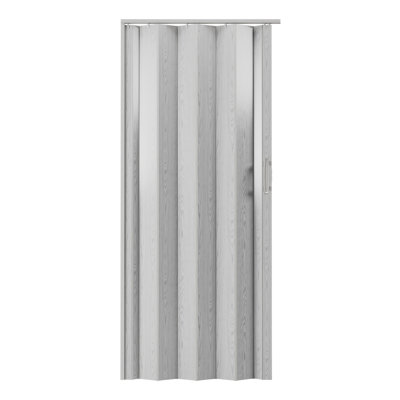 Portes accordéon pliables en PVC 48 po Studio Series, gris