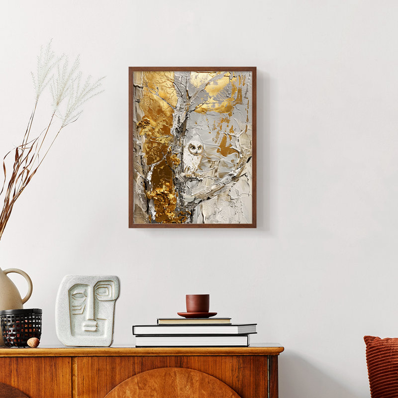 "ANIMALS Series Lxxix" par J Paul, Noyer, H 15 po x l 12 po