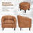 Andina 27.5" Wide Barrel Chair and Ottoman-868243263