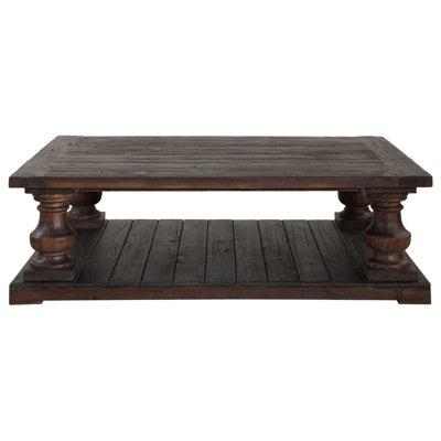 McKew Solid Wood Coffee Table with Storage