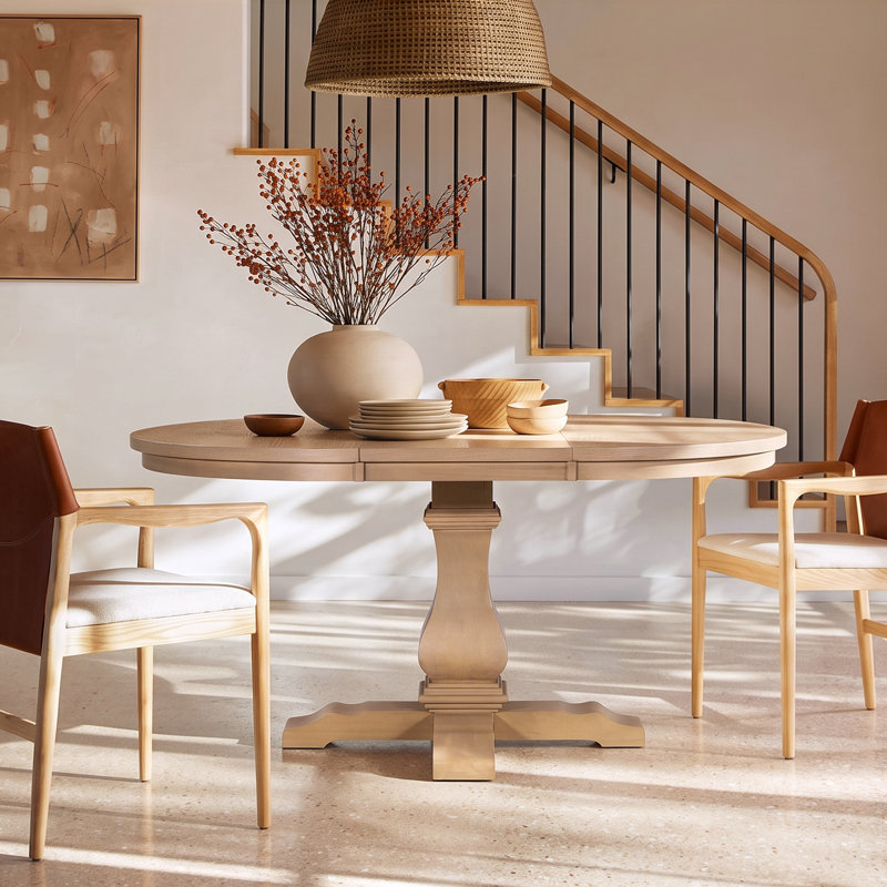 Table de salle à manger Ireion, Frêne clair