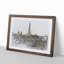 Misty Eiffel Tower in Paris France - Picture Frame Graphic Art Print-55733515-55733517