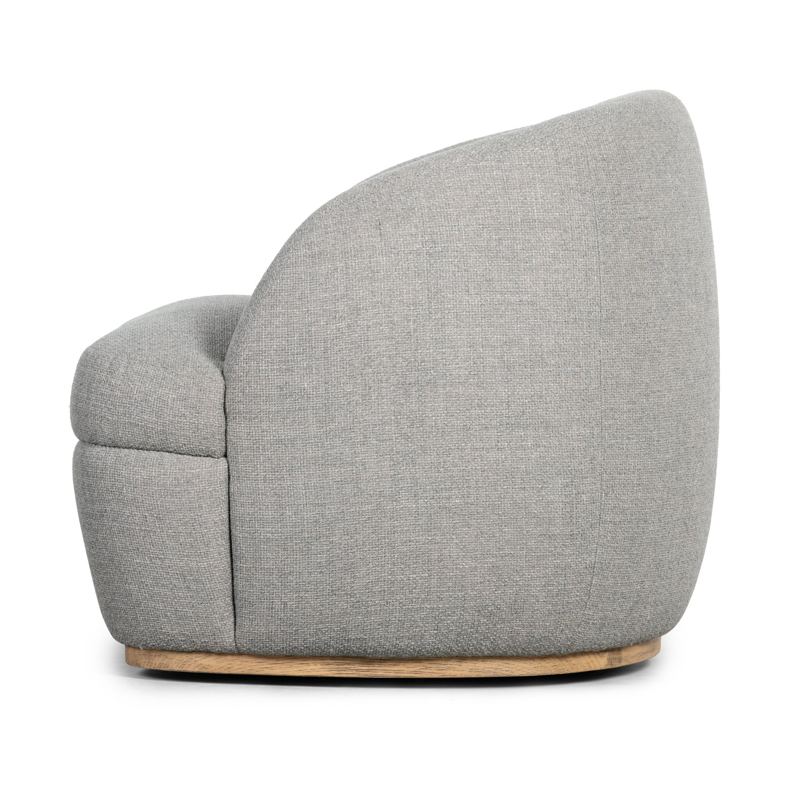 Barrie Upholstered Swivel Accent Chair, Gibson Silver