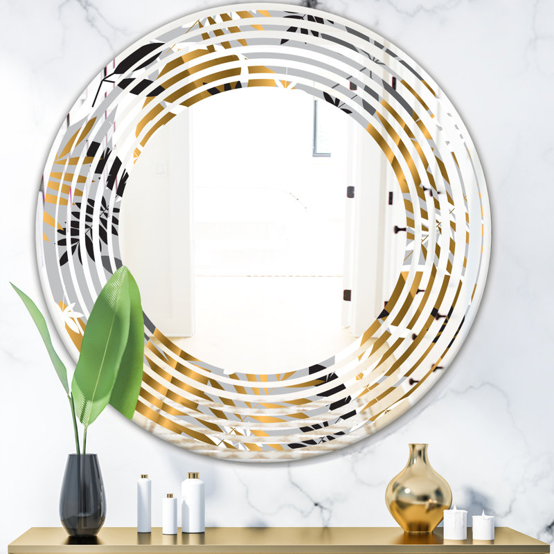 Miroir mural géométrique, 23,6 po x 23,6 po