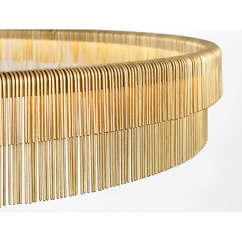 Kelly Wearstler 1 - Light LED Chandelier, 6.25" H x 50" W x 50" D, Gild