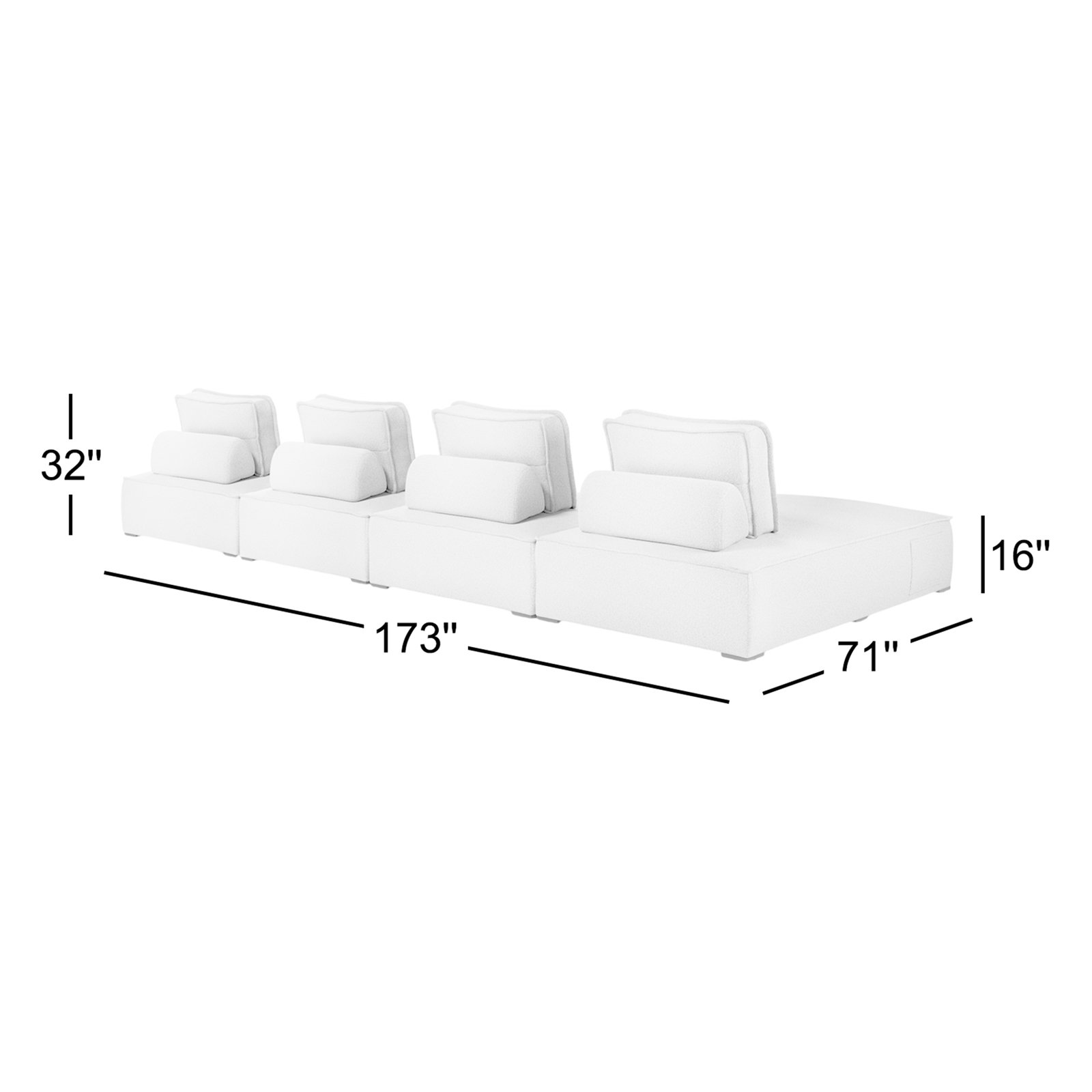 Mirri 173" Patio Sectional