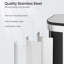 Stainless Steel Step On Trash Can with Fingerprint Resistant-99313645-99313642